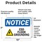 Signmission ESD Floor Grounding Sign With Symbol, 10 in W x Rectangle, Vinyl Decal OS-2PACK-NS-D-710-L-12166 - alternate 4
